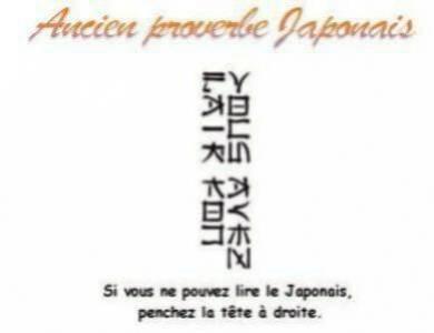 le proverbe japonais